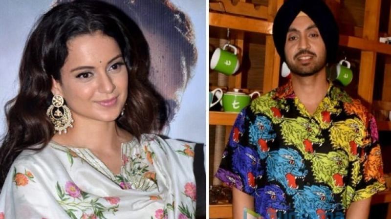  Diljit and kangana 