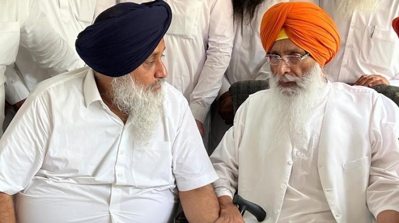 Sukhbir Badal, Sukhdev Dhindsa Sukhbir Badal, Sukhdev Dhindsa