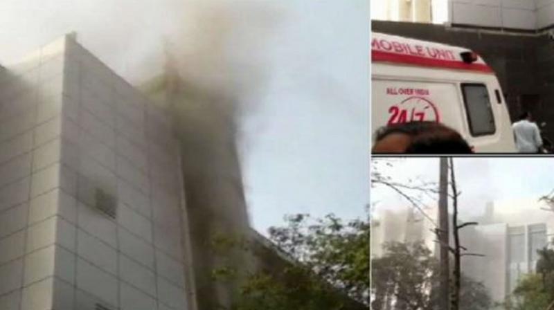 Fire at ESIC hospital Fire at ESIC hospital