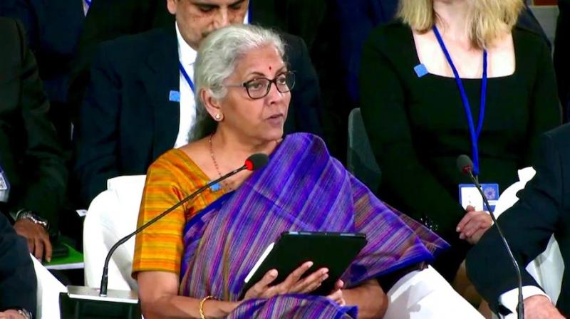 Rupee not sliding, dollar strengthening incessantly: Nirmala Sitharaman Rupee not sliding, dollar strengthening incessantly: Nirmala Sitharaman