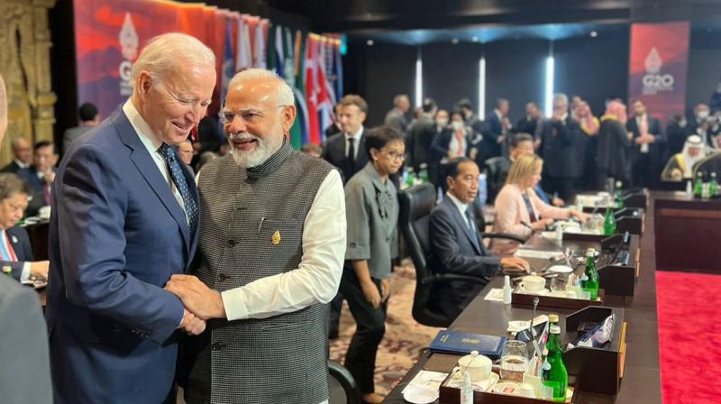 PM Modi, Joe Biden share a few light moments at G20 Summit PM Modi, Joe Biden share a few light moments at G20 Summit