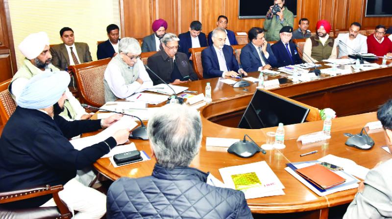 Punjab Government Meeting Punjab Government Meeting