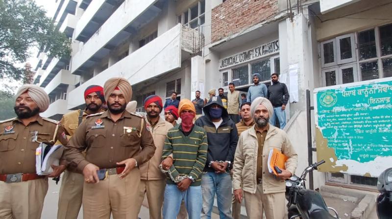 The gangsters who were caught during the encounter with the police in Amritsar yesterday were remanded to the police for 5 days. The gangsters who were caught during the encounter with the police in Amritsar yesterday were remanded to the police for 5 days.