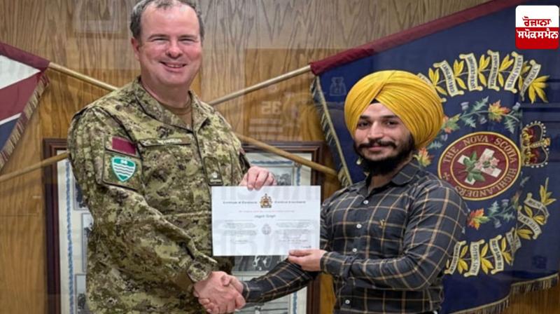 Jagjot Singh Sodhi, a young man from Guru Har Sahai, joined the Canadian Army as a second lieutenant. Jagjot Singh Sodhi, a young man from Guru Har Sahai, joined the Canadian Army as a second lieutenant.