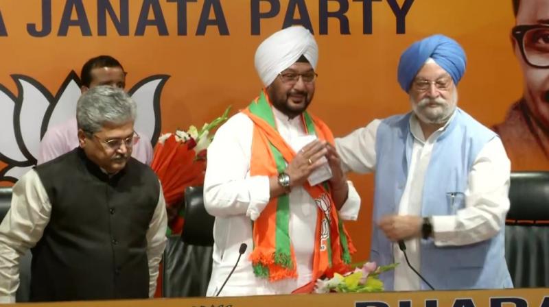 Former President Giani Zail Singh's grandson Inderjeet Singh joins BJP