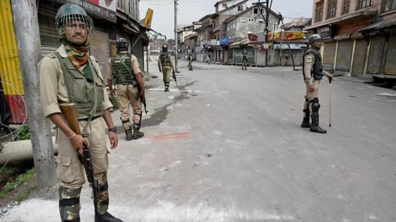 Restrictions in some parts of Srinagar Restrictions in some parts of Srinagar