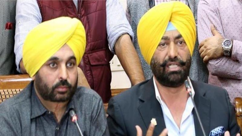 Bhagwant mann and Sukhpal khaira