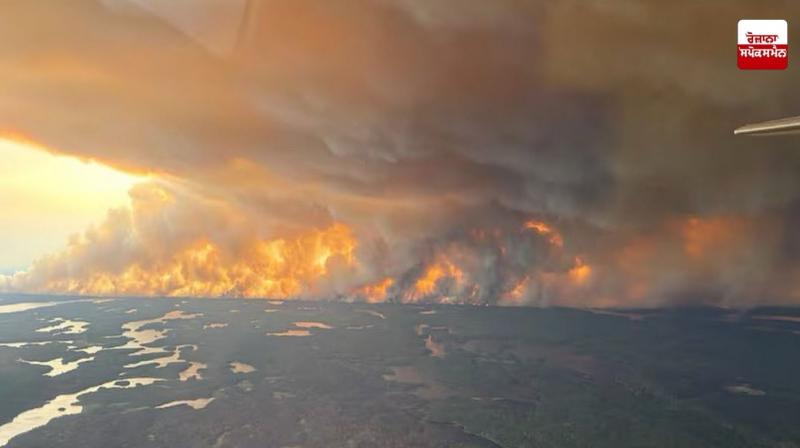 Manitoba Canada Fire News in punjabi Manitoba Canada Fire News in punjabi
