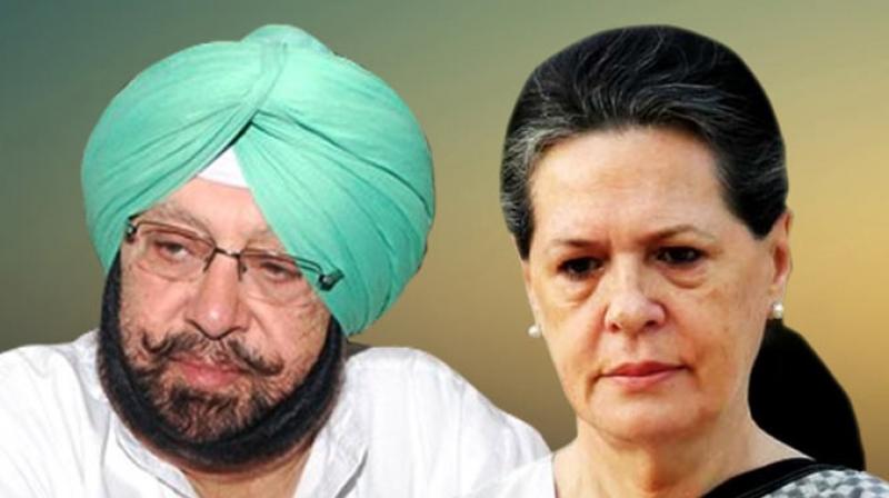 Captain Amarinder Singh, Sonia Gandhi 