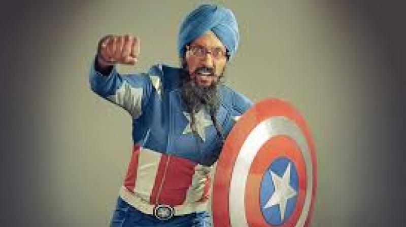 Sikh Captain America targets Donald Trump Sikh Captain America targets Donald Trump