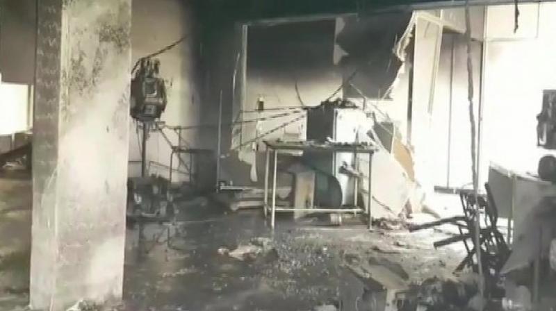 Fire broke out at a COVID19 care centre in Bharuch Fire broke out at a COVID19 care centre in Bharuch