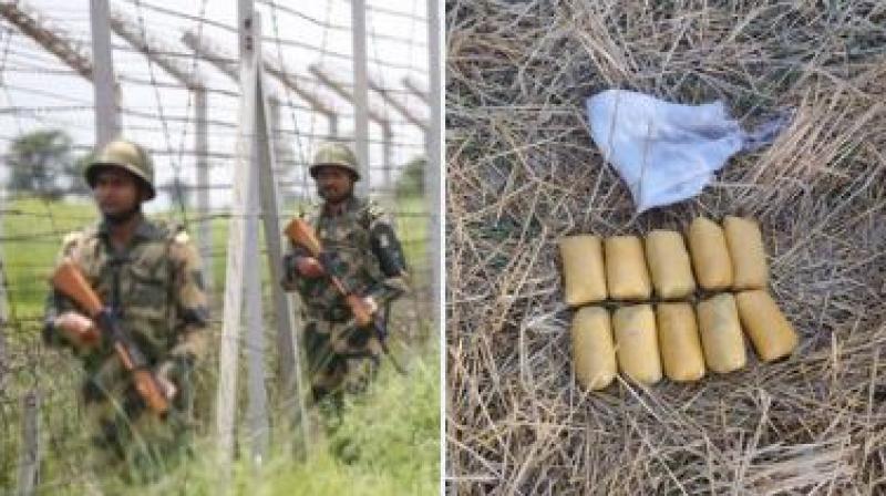 BSF seize 10 packets of contraband BSF seize 10 packets of contraband