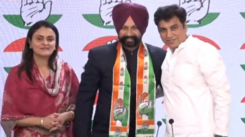 Former ADGP Gurinder Singh Dhillon joins Congress Former ADGP Gurinder Singh Dhillon joins Congress