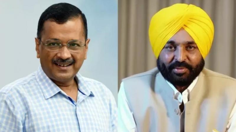 CM Bhagwant Mann met Arvind Kejriwal in Tihar Jail CM Bhagwant Mann met Arvind Kejriwal in Tihar Jail