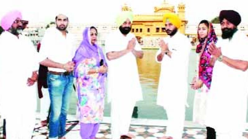 sukhwinder singh sarkaria at Darbar Sahib sukhwinder singh sarkaria at Darbar Sahib