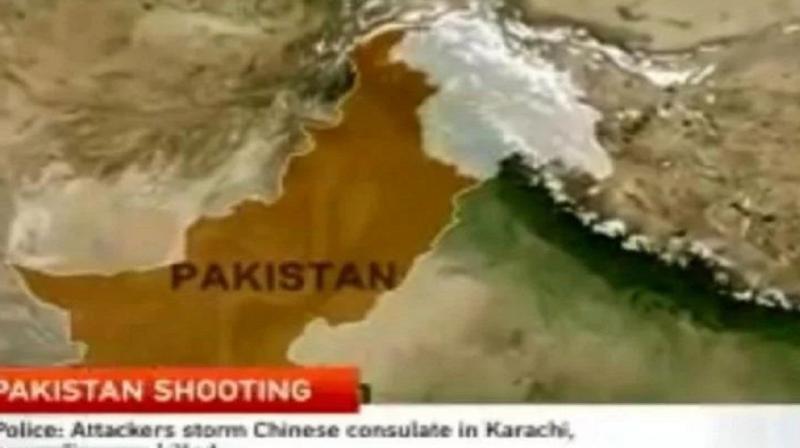 Map Shown By China TV Channel Map Shown By China TV Channel