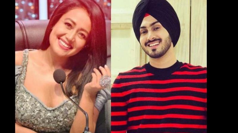 Neha kakkar with Rohanpreet singh Neha kakkar with Rohanpreet singh