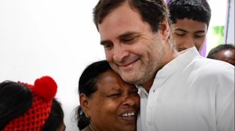 Nurse Rajamma meets Rahul Gandhi got emotional?