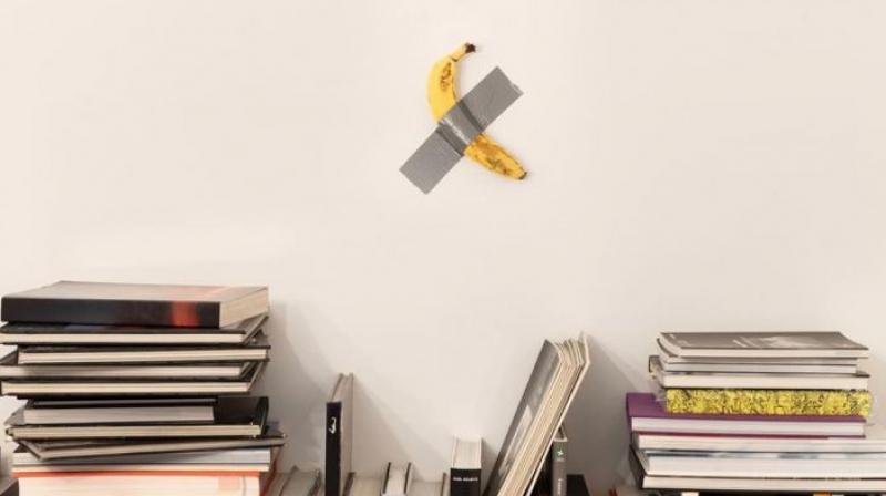 'Artwork' with Banana, duct-taped to wall, is being sold for whopping Rs 85 lakhs 'Artwork' with Banana, duct-taped to wall, is being sold for whopping Rs 85 lakhs