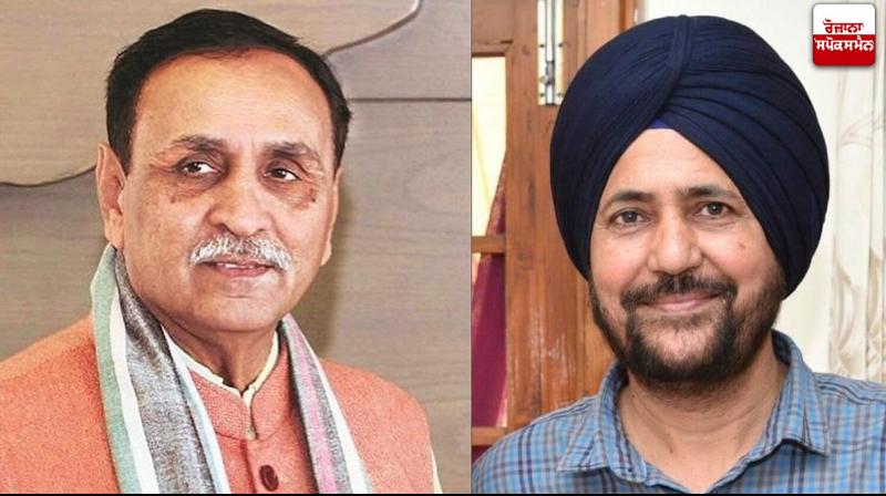 Vijay Rupani in-charge and Dr Narinder Singh Vijay Rupani in-charge and Dr Narinder Singh