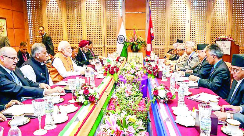 Modi's bilateral talks with leaders of Thailand, Myanmar and Bhutan