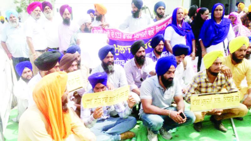 SGPC members during Protests SGPC members during Protests