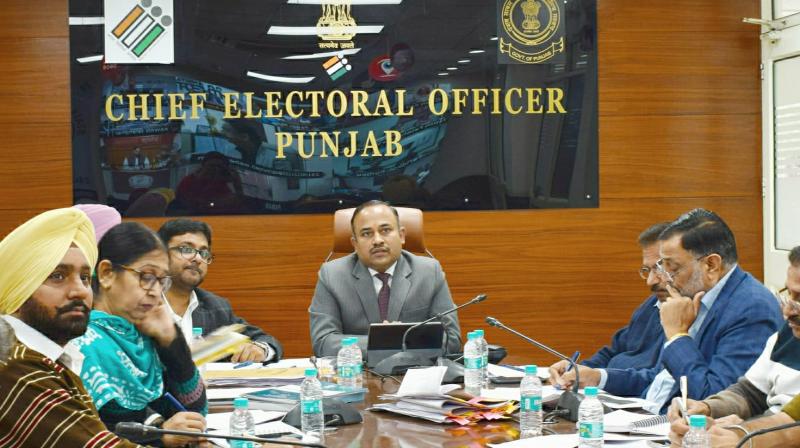 Chief Electoral Officer Sibin C holds high-level meeting Chief Electoral Officer Sibin C holds high-level meeting