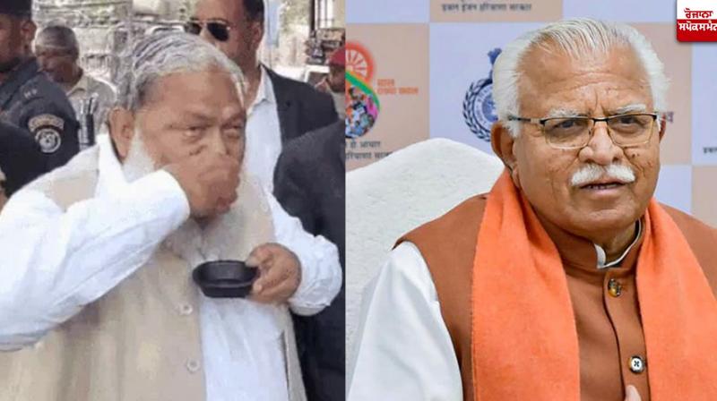Anil Vij and Manohar Lal Khattar Anil Vij and Manohar Lal Khattar
