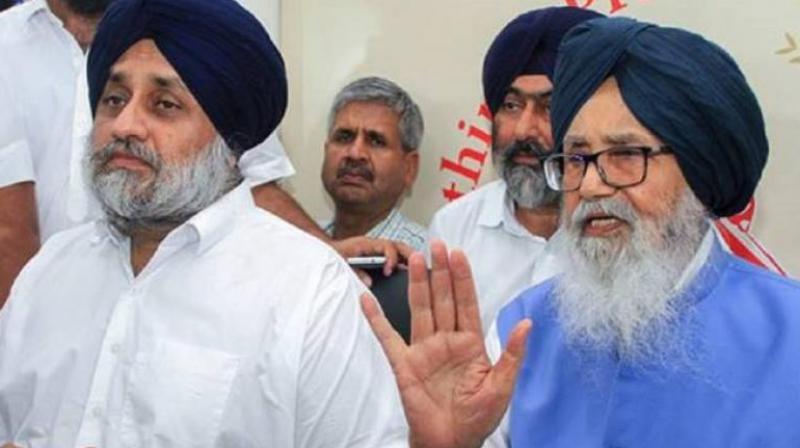 Parkash Badal And Sukhbir Badal Parkash Badal And Sukhbir Badal