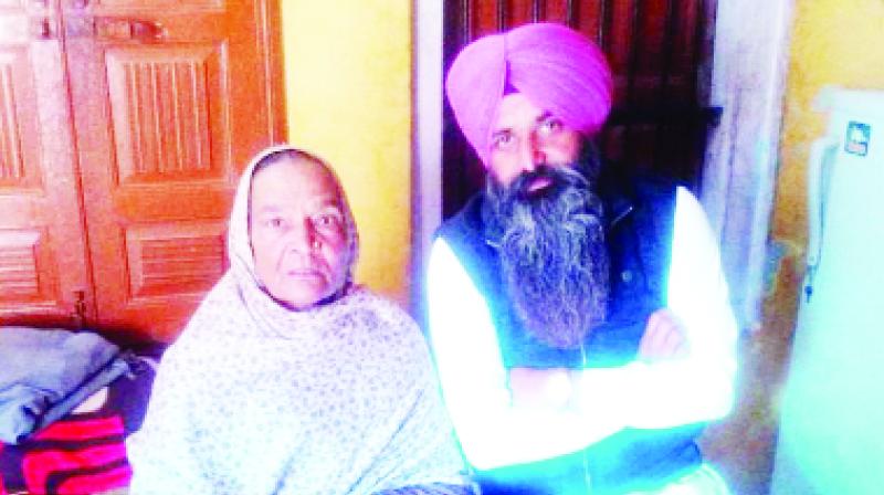 Bibi Hardev Kaur with Sarpanch Balhar Singh Bibi Hardev Kaur with Sarpanch Balhar Singh