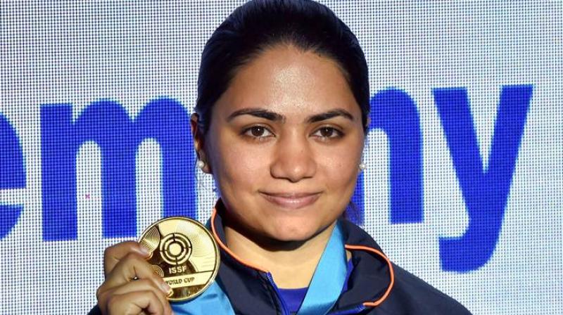 Apurvi Chandela broke the World Record to register India's first gold medal at the ISSF World Cup 2019