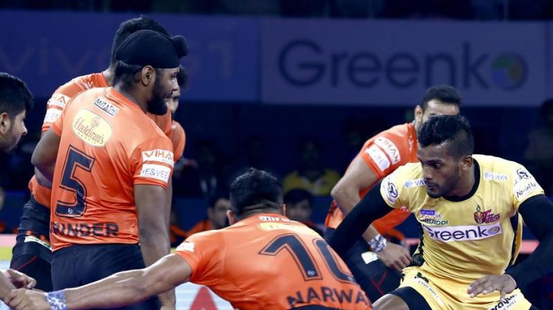 Pro Kabaddi 2019, Telugu Titans vs U Mumba 