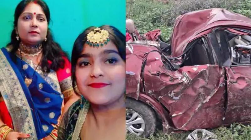 The car fell into the ditch Bihar Accident News in punjabi 
