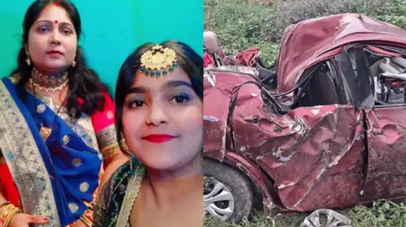 The car fell into the ditch Bihar Accident News in punjabi The car fell into the ditch Bihar Accident News in punjabi