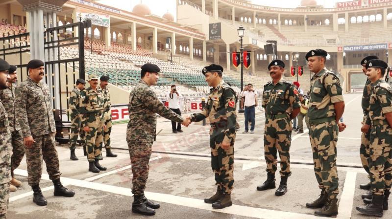 Border Security Force & Pakistan Rangers exchange sweets and greetings