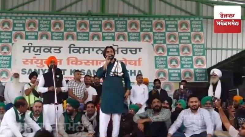 Singer Babbu Maan Joins Farmers Protest At Singhu Border