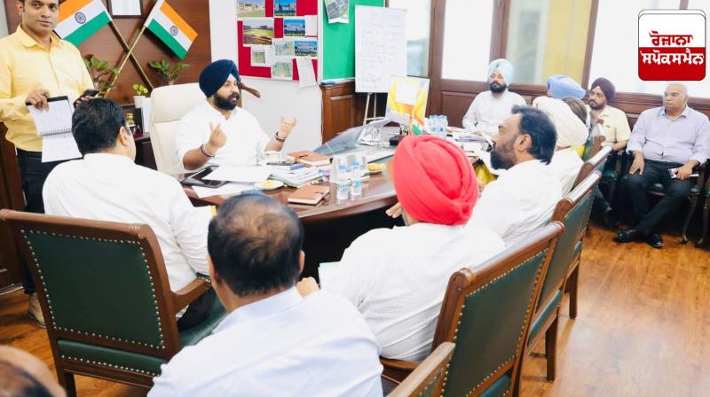 Harjot Bains orders renovation of roads for smooth pilgrimage to Sri Anandpur Sahib Harjot Bains orders renovation of roads for smooth pilgrimage to Sri Anandpur Sahib