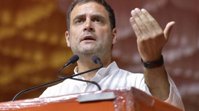 Congress president Rahul Gandhi. (File Photo) Congress president Rahul Gandhi. (File Photo)