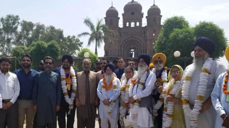 Group of Sikh pilgrims visited Gurdwara Rori Sahib Group of Sikh pilgrims visited Gurdwara Rori Sahib