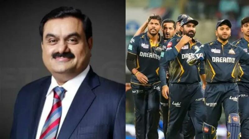 Gautam Adani and Gujarat Titans Team Gautam Adani and Gujarat Titans Team