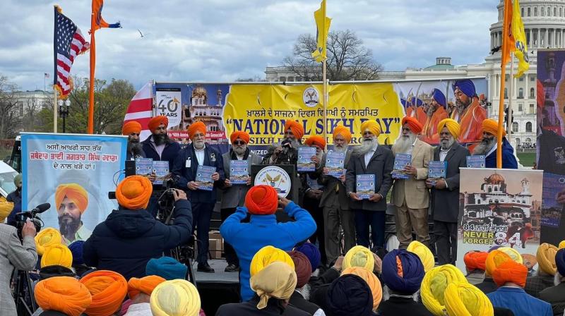 Washington D. C. The 7th National Sikh Day Parade reached new heights