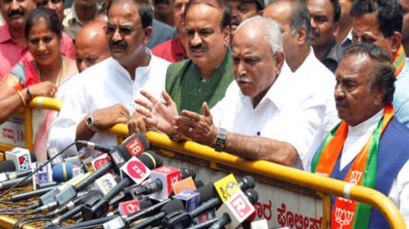 Yeddyurappa's government was formed at the behest of the high command Yeddyurappa's government was formed at the behest of the high command
