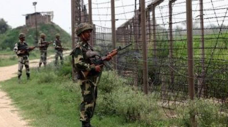 Pakistan Firing Chakri Post BSF Gurdaspur Pakistan Firing Chakri Post BSF Gurdaspur