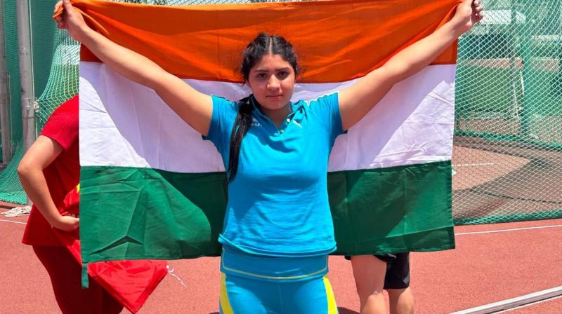 Amanat Kamboj wins silver in women’s discus throw at Asian U20 meet Amanat Kamboj wins silver in women’s discus throw at Asian U20 meet