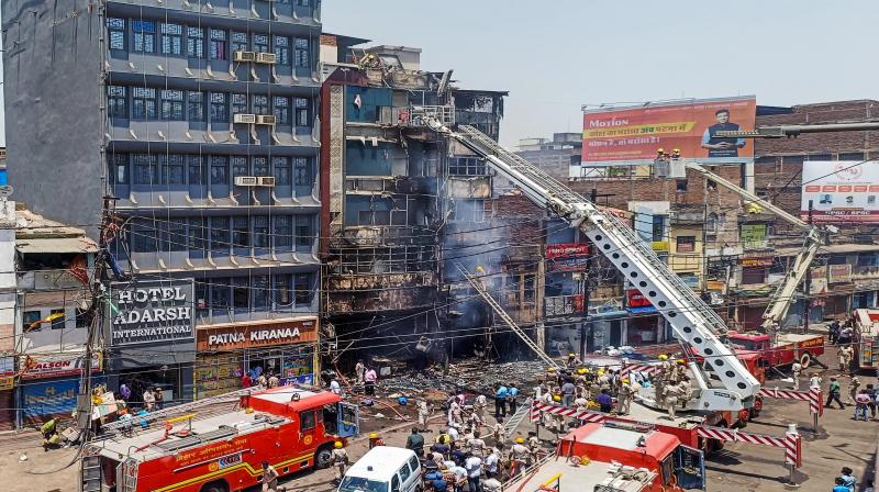 Patna Hotel Fire Patna Hotel Fire