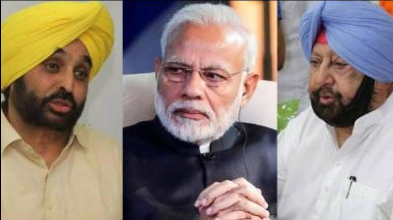 Modi and Captain fail miserably to save precious lives during Covid pandemic: Bhagwant Mann Modi and Captain fail miserably to save precious lives during Covid pandemic: Bhagwant Mann