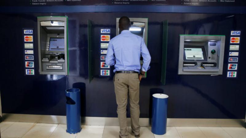 Cash will be available on moving trains atm service