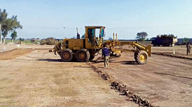 Kartarpur corridor construction work