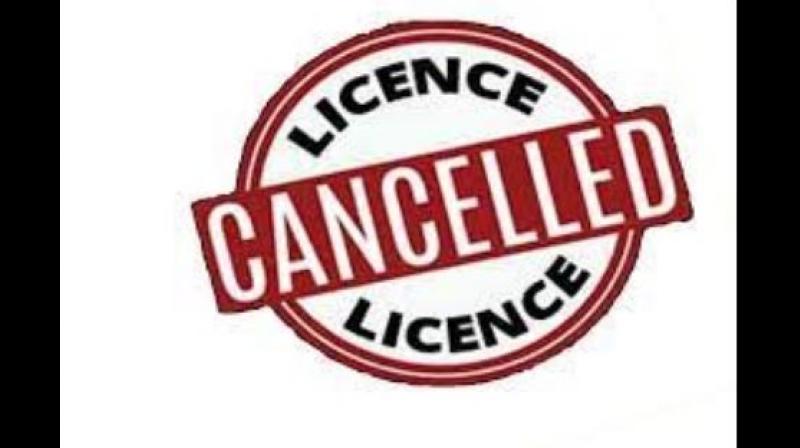 License canceled License canceled