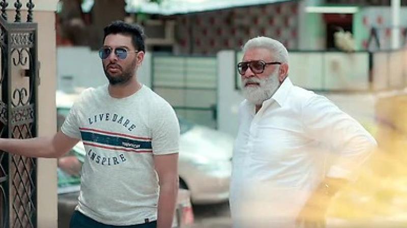 Yuvraj Singh And Yograj Singh Yuvraj Singh And Yograj Singh